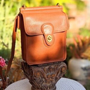 Rare Vintage Coach Murphy Satchel 1980s brown leather